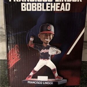Francisco Lindor Cleveland Indians Bobblehead - Black & Red